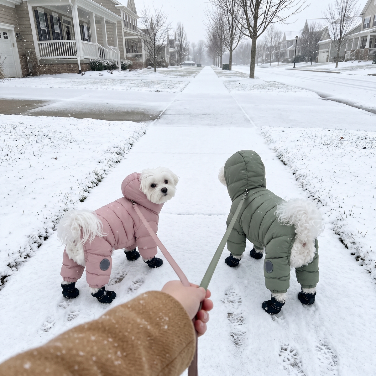 Small Dog Winter Jacket Four-Legged Warm Coat