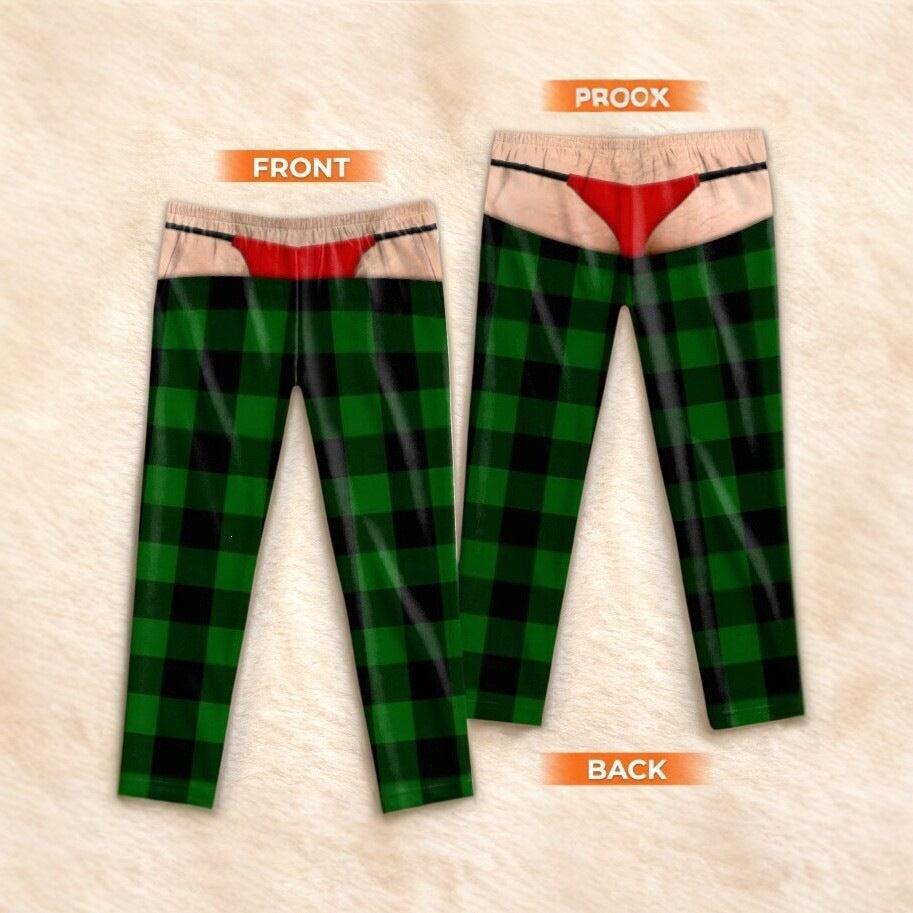 Christmas 3D Print Cotton Lounge Pants