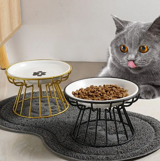 CozzyPaws™ Whisker-Safe Anti-Vomiting Cat Feeding