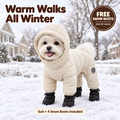 Small Dog Winter Jacket Four-Legged Warm Coat