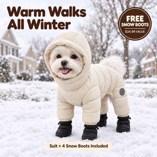Small Dog Winter Jacket Four-Legged Warm Coat