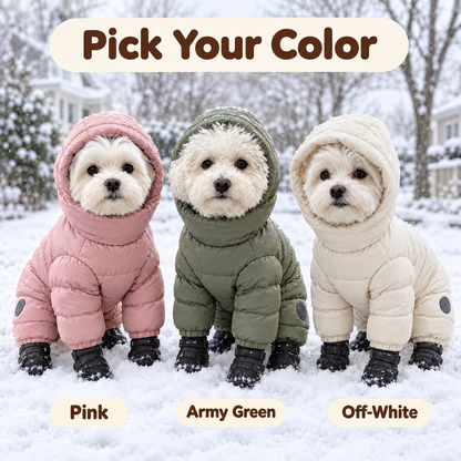 Small Dog Winter Jacket Four-Legged Warm Coat