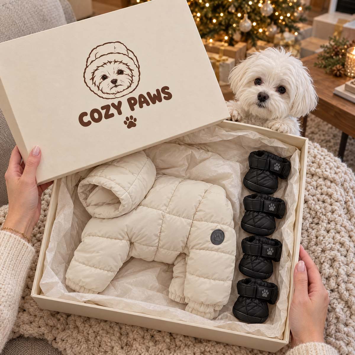 Small Dog Winter Jacket Four-Legged Warm Coat