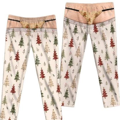 Christmas 3D Print Cotton Lounge Pants